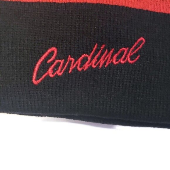 NCAA Adult Top Of The World NCAA Stanford Cardinals Knit Pom Pom Hat Red Black - Picture 5 of 5